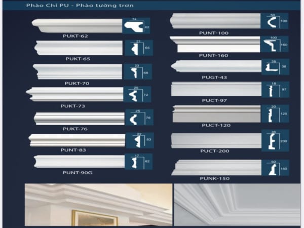 Thi Công Phào Chỉ PU Tại Điện Biên